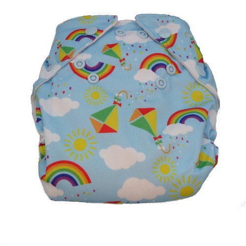 Real Easy Sized Nappy - Rainbow Kites (7lbs - 18lbs)
